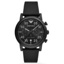 Emporio Armani Men's Luigi Black Chronograph Watch - AR11133
